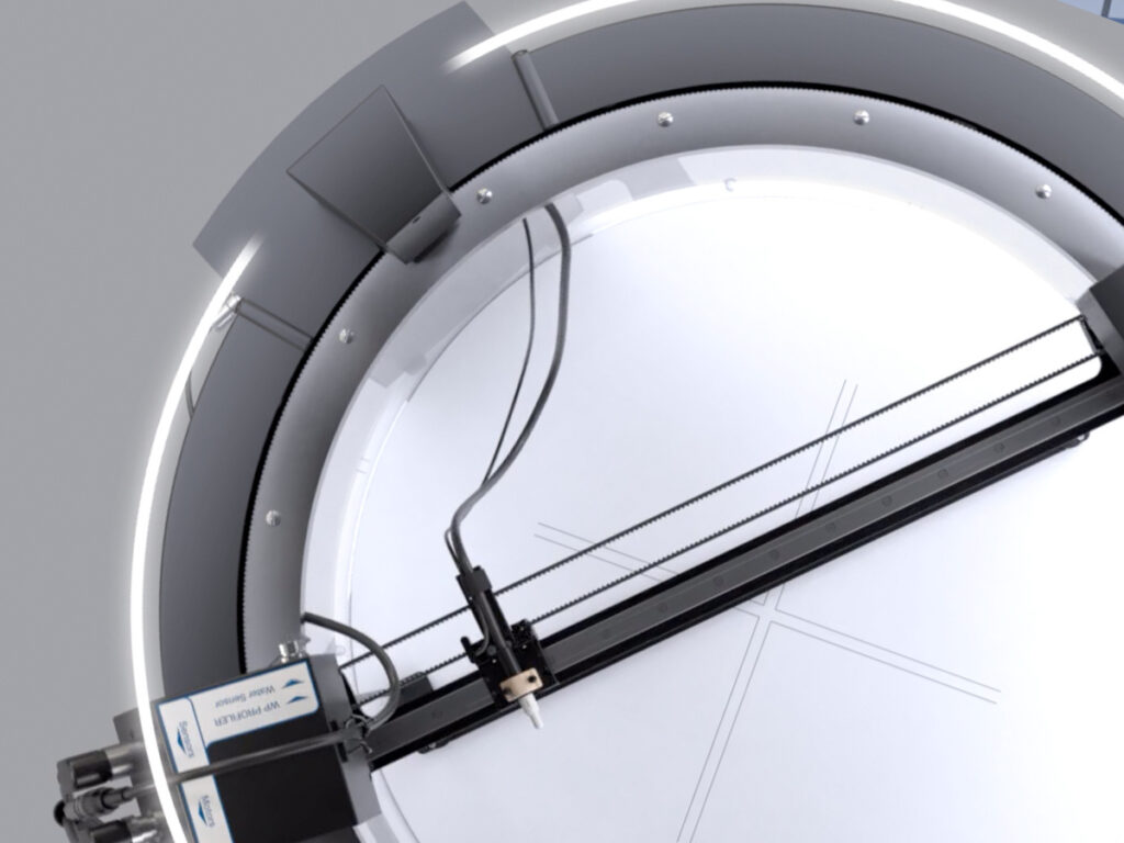 Close-up picture of the 3D SCANNER