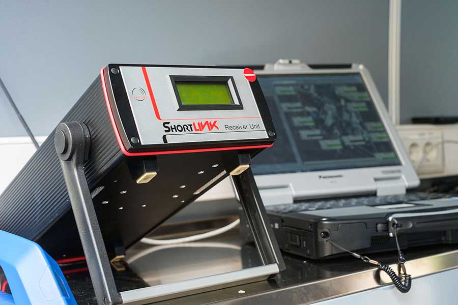 ShortLINK Wireless Communication System unit from Bertin in use