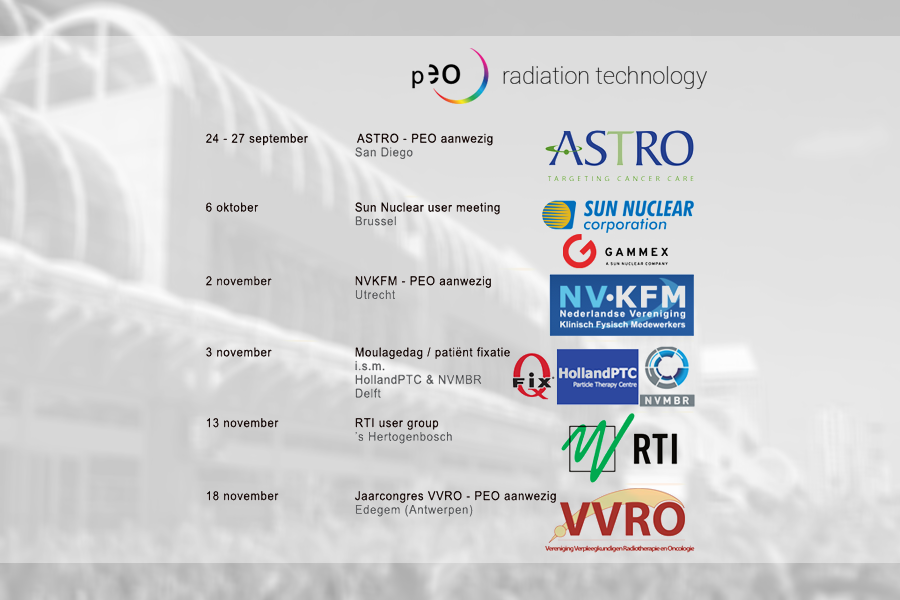 PEO event agenda - SAVE THE DATE(S) - najaar 2017