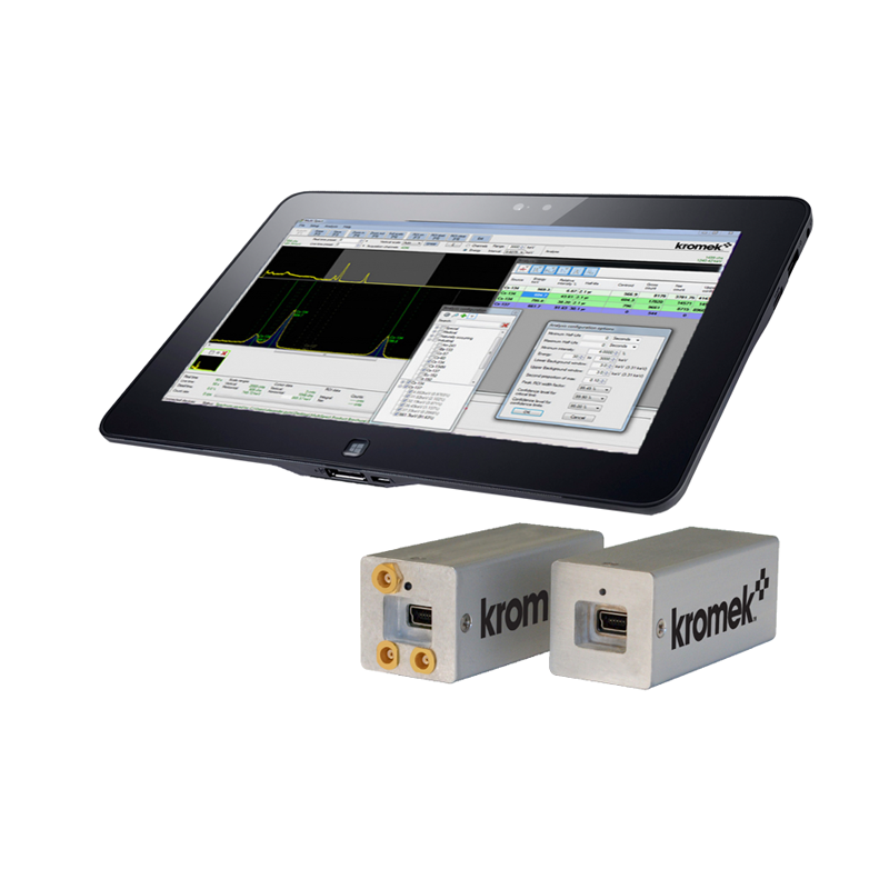 Kromek GR1 met Windows tablet