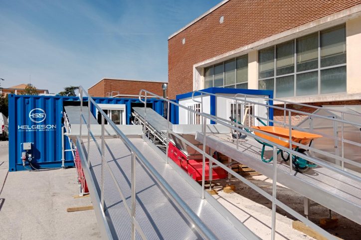 Soil segregation unit